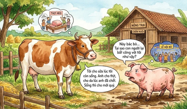 bò và heo